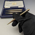 British Vintage Yard O' Red Rolled Gold Propelled Pencil Set of 4 Boxed